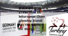 欧洲杯排行榜(Here is a rewritten titleEuropean Championship Standings The Battle for Glory)